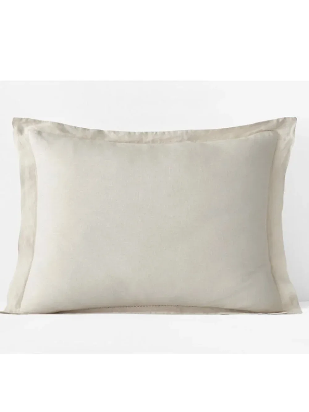 The Company Store Legends Hotel Premium Linen King Duvet & 2 Shams (Parchment) - Picture 3 of 9